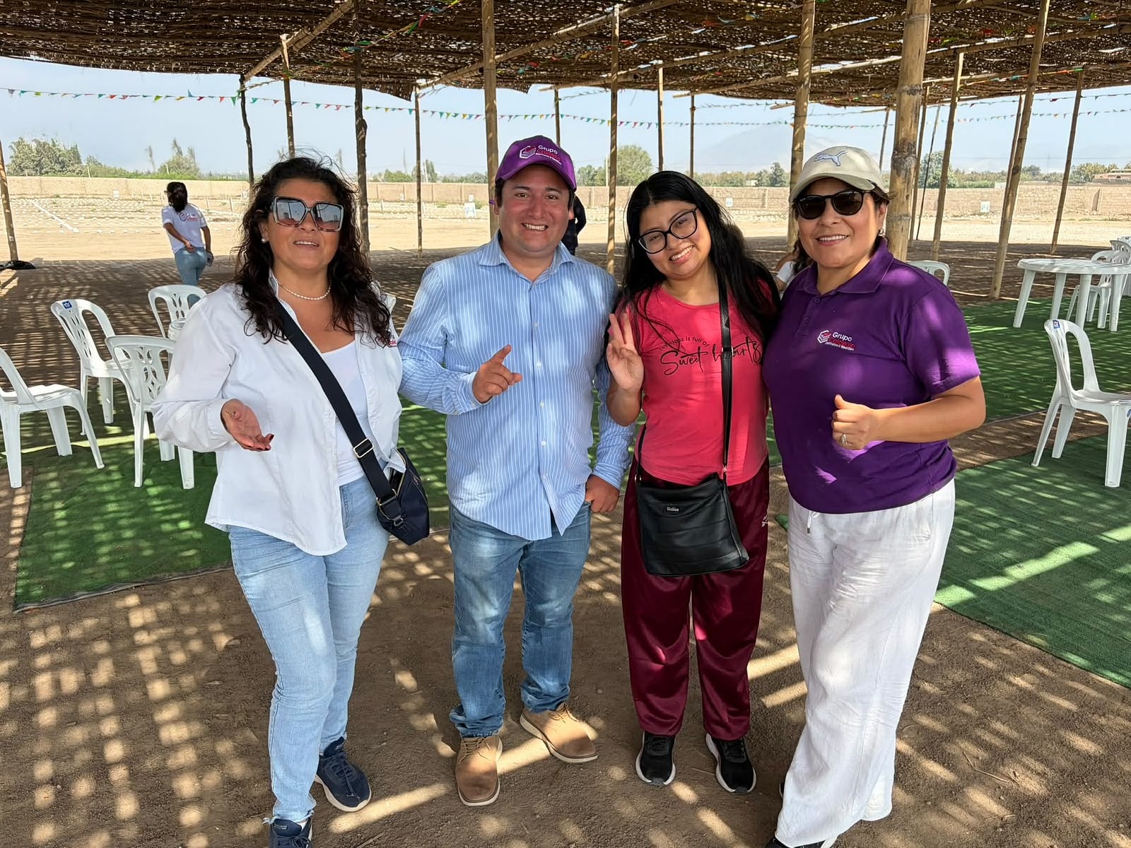 Visita guiada con clientes a un proyecto en Huaral
