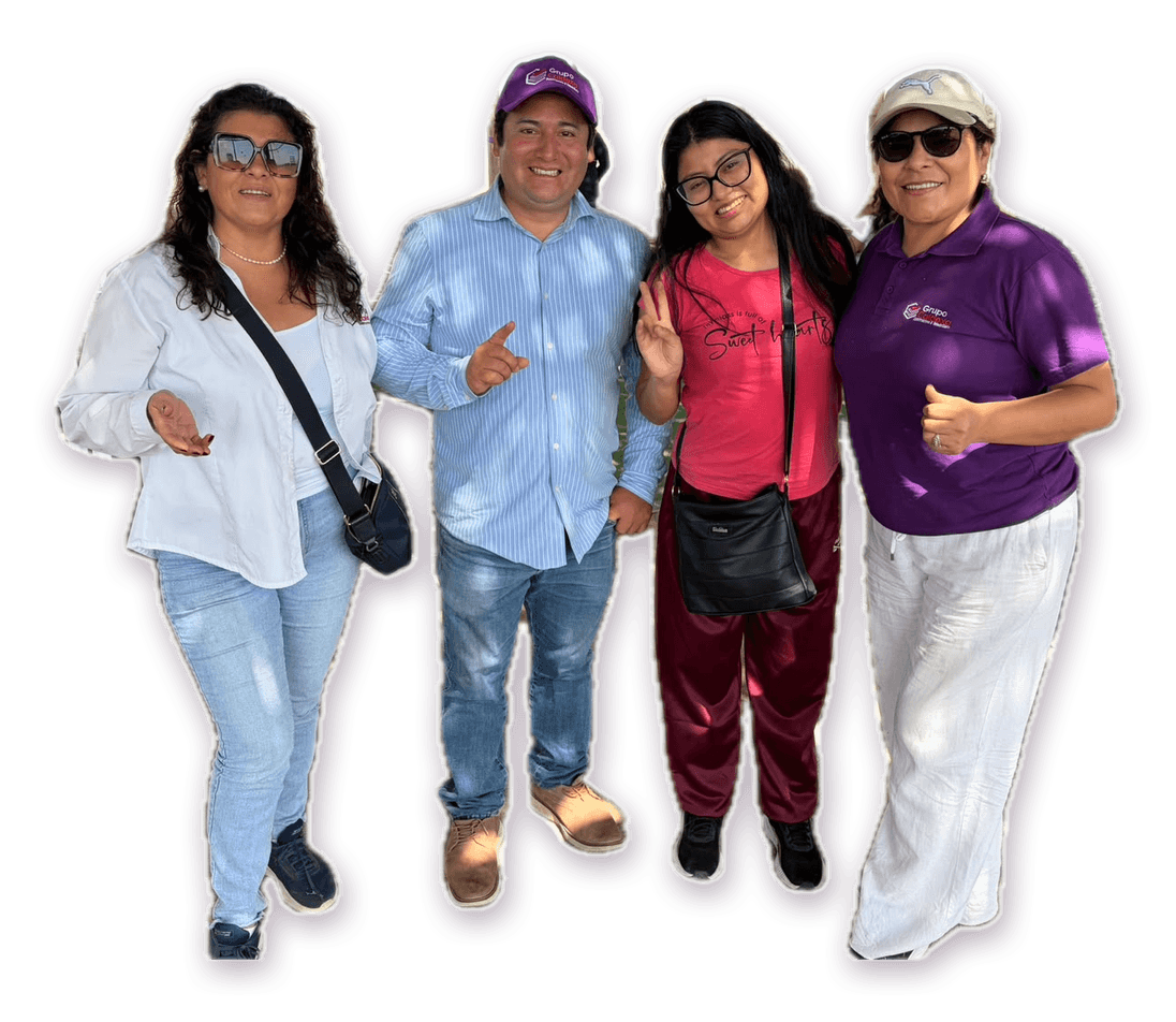 Visita guiada con clientes a un proyecto en Huaral